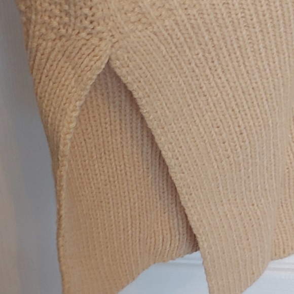 065. Apricot Shawl Neckline Long Sleeve Cardigan with Pocket  Size L - Picture 14 of 15